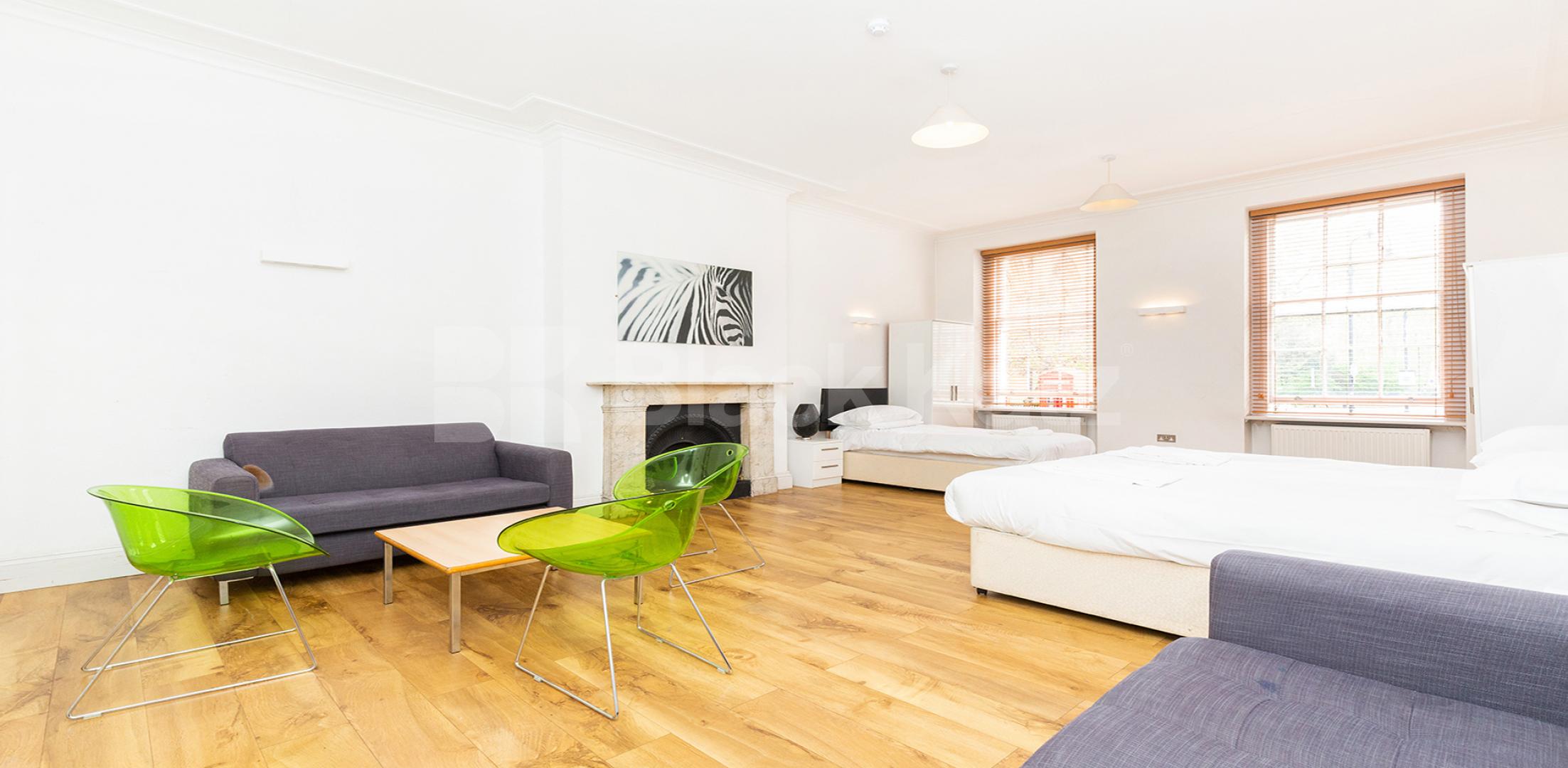 			LOCATION LOCATION LOCATION !!!, 1 Bedroom, 1 bath, 1 reception Apartment			 BYNG PLACE WC1E, RUSSELL SQUARE - EUSTON  FITZROVIA